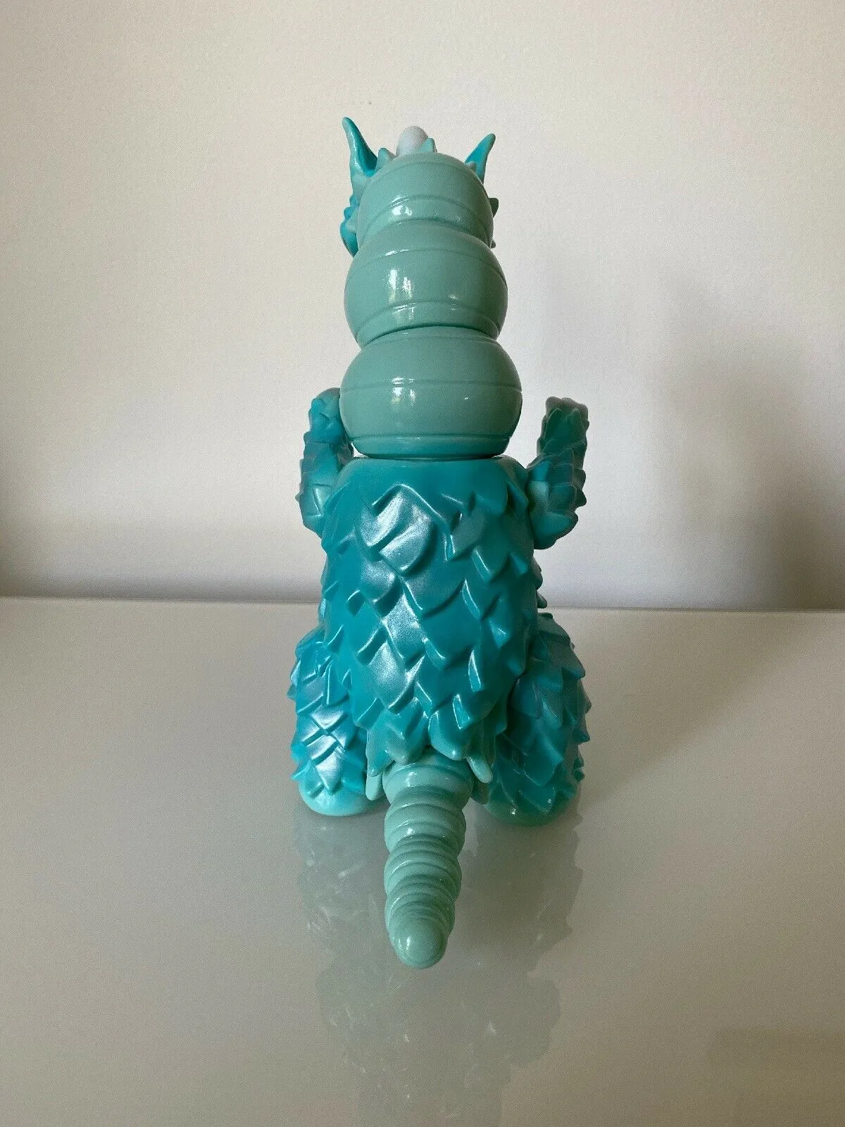 Tim Biskup X Gargamel Dragamel Sofubi Kaiju Light-Blue Edition Soft Vinyl Art Toy