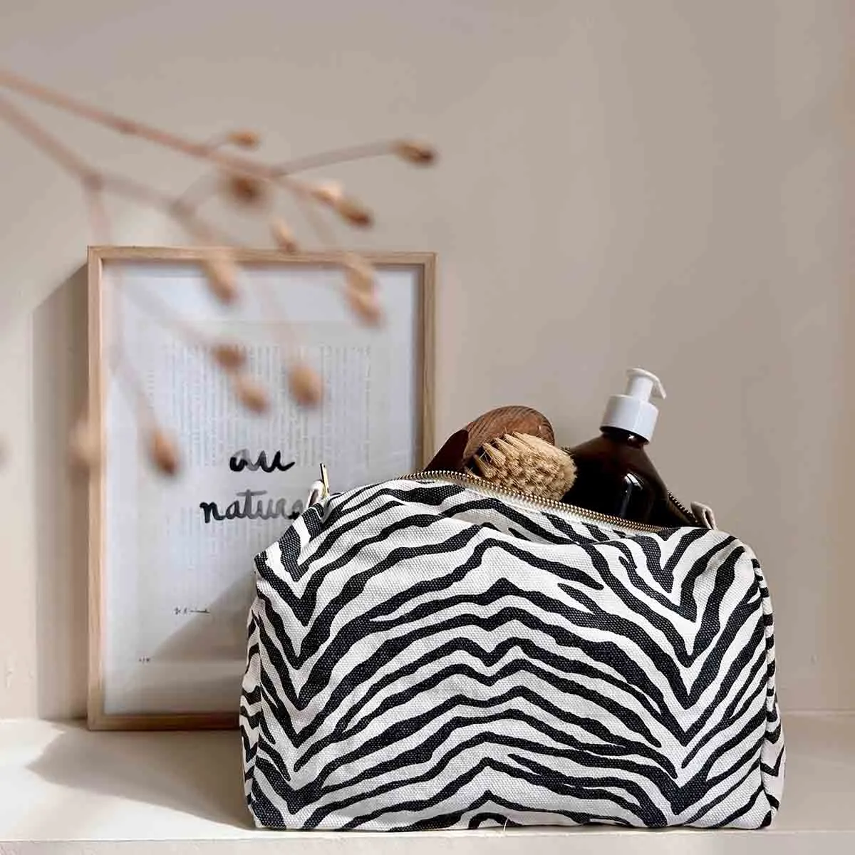 TOILETRY BAG - Zebra