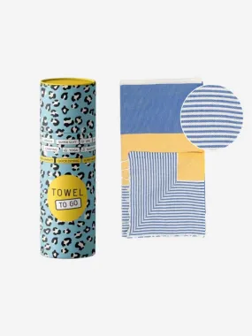 Towel to Go Palermo Hammam Towel Blue/Yellow