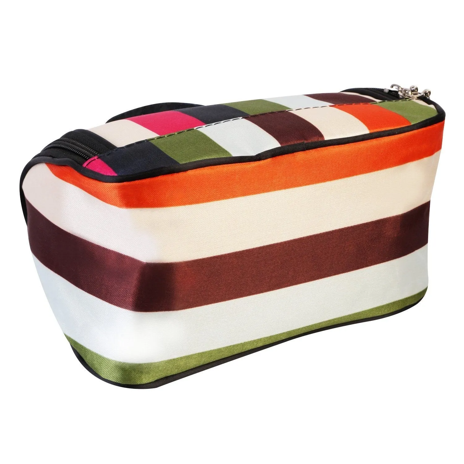 Travel Makeup Bag Portable Cosmetic Organizer with Cosmetic Mirror