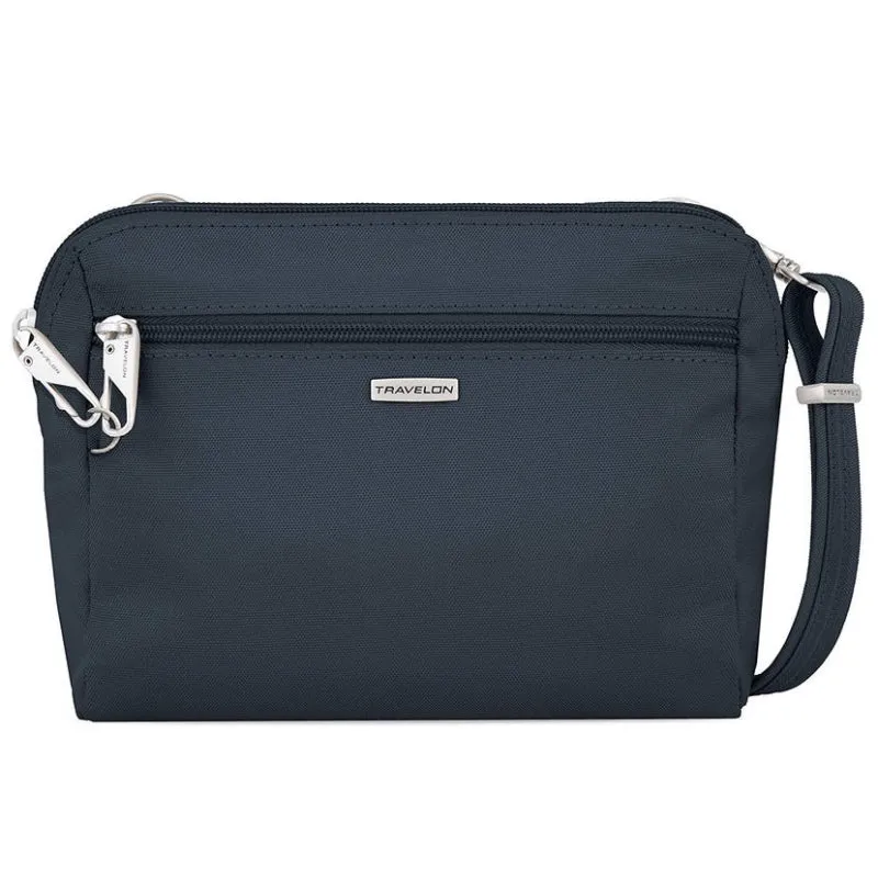 Travelon Anti-Theft Classic Convertible Crossbody and Waist Pack Midnight