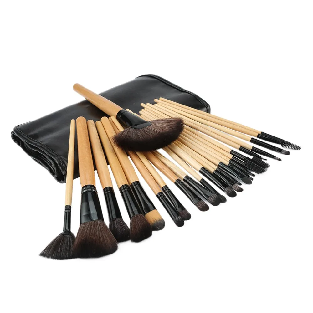 Trendy Professional Beauty Makeup Set With Brushes Concealer Drop Shaped Puff