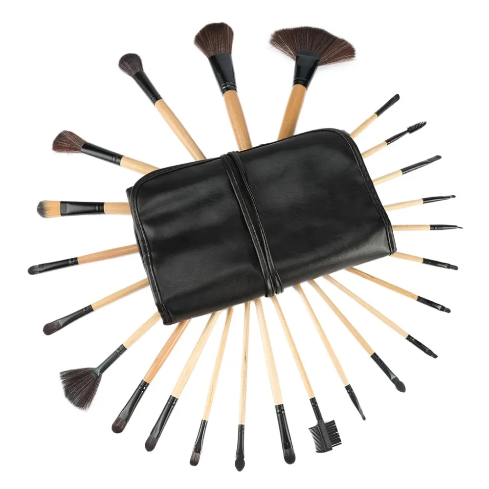 Trendy Professional Beauty Makeup Set With Brushes Concealer Drop Shaped Puff