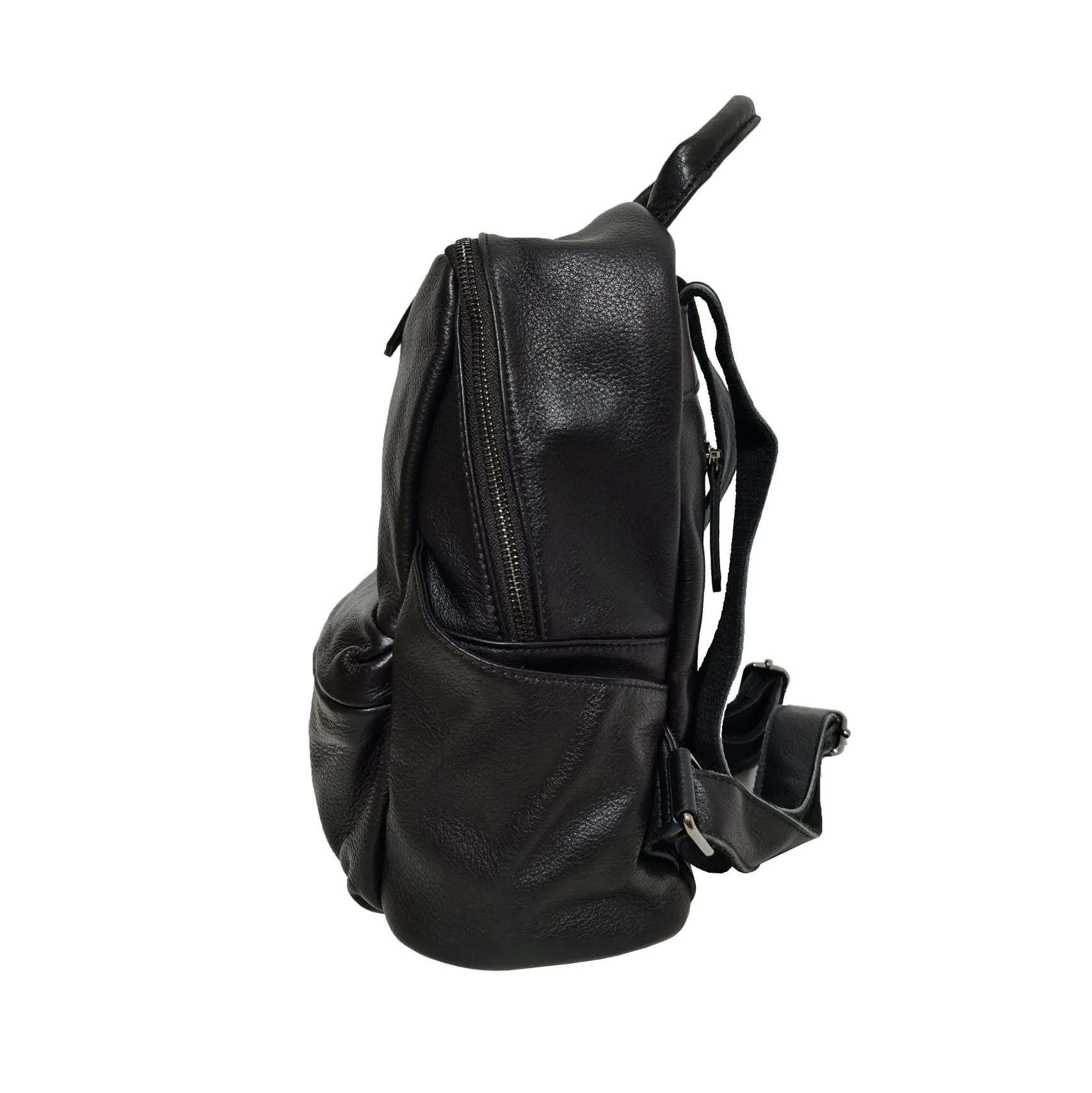 Unisex cowhide leather backpack V2