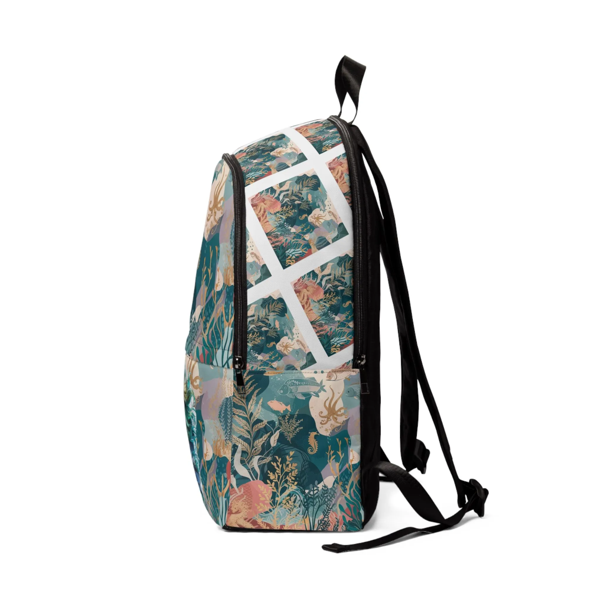 Unisex Fabric Backpack - Mermaid Vibes