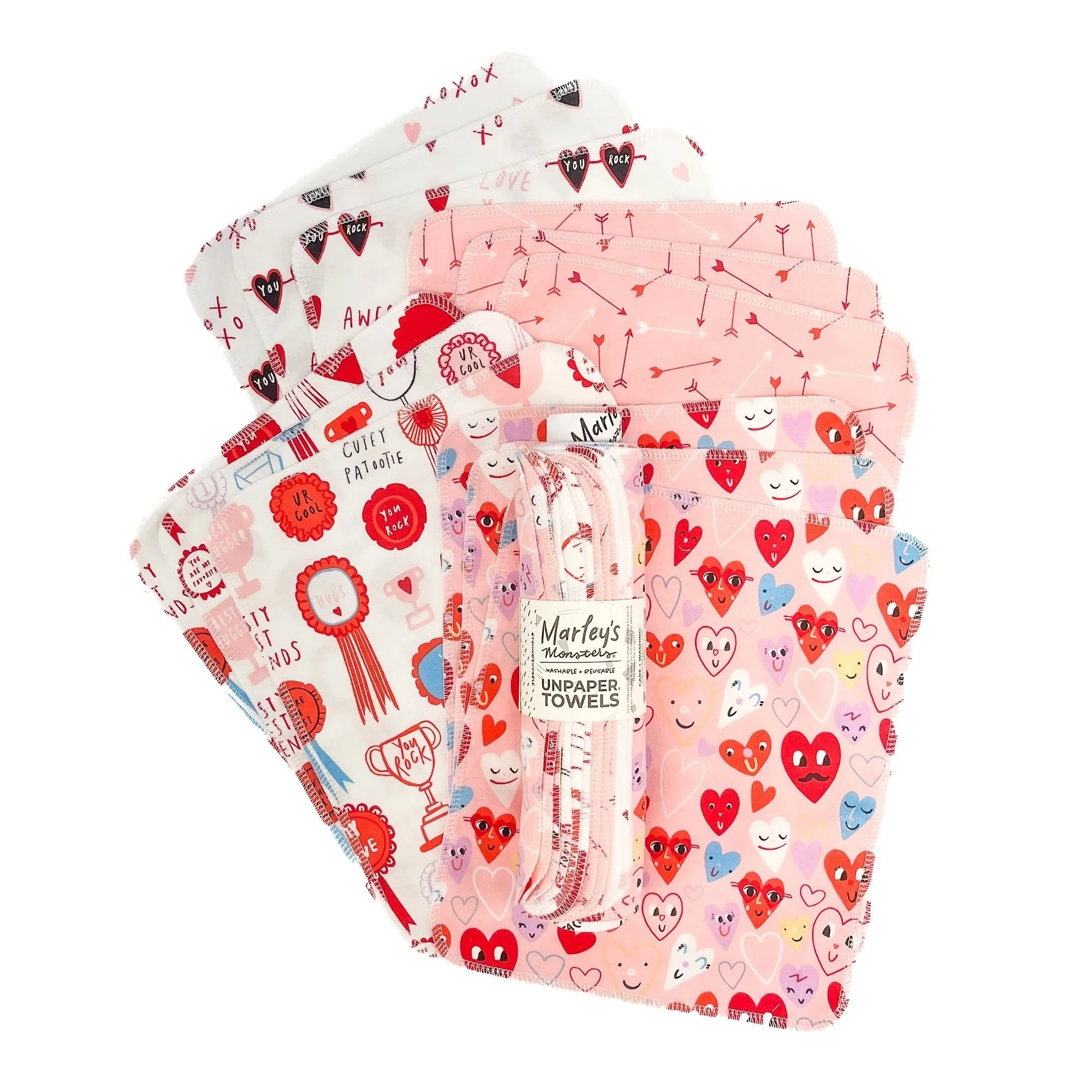 UNpaper® Towels: Valentine's Day 12 pack - XOXO