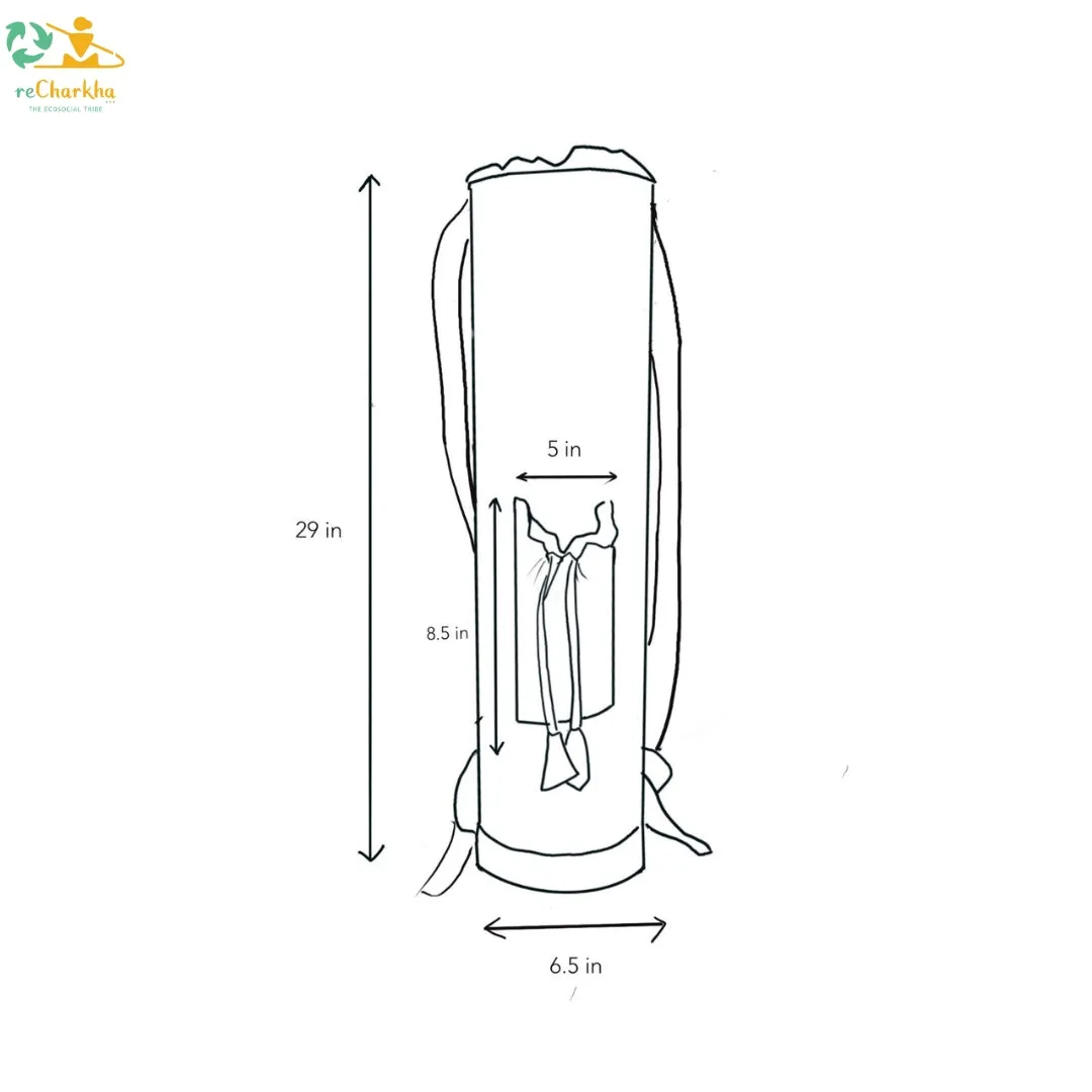 Upcycled Handwoven Yoga Bag (YB1124-010)