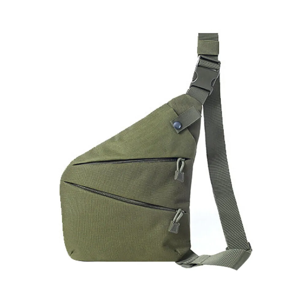 US 1-2 Travel Sling Bag Anti-theft Crossbody Shoulder Chest Pack Canvas Backpack