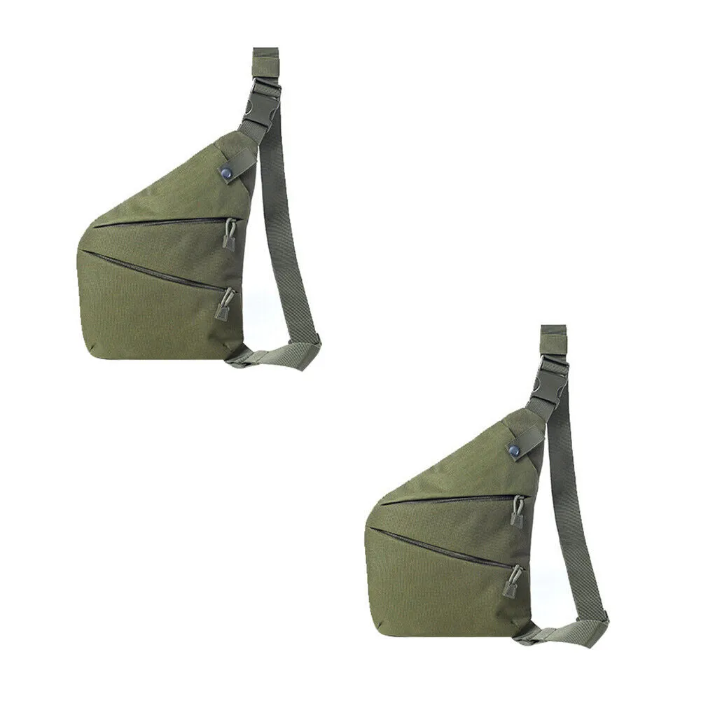 US 1-2 Travel Sling Bag Anti-theft Crossbody Shoulder Chest Pack Canvas Backpack