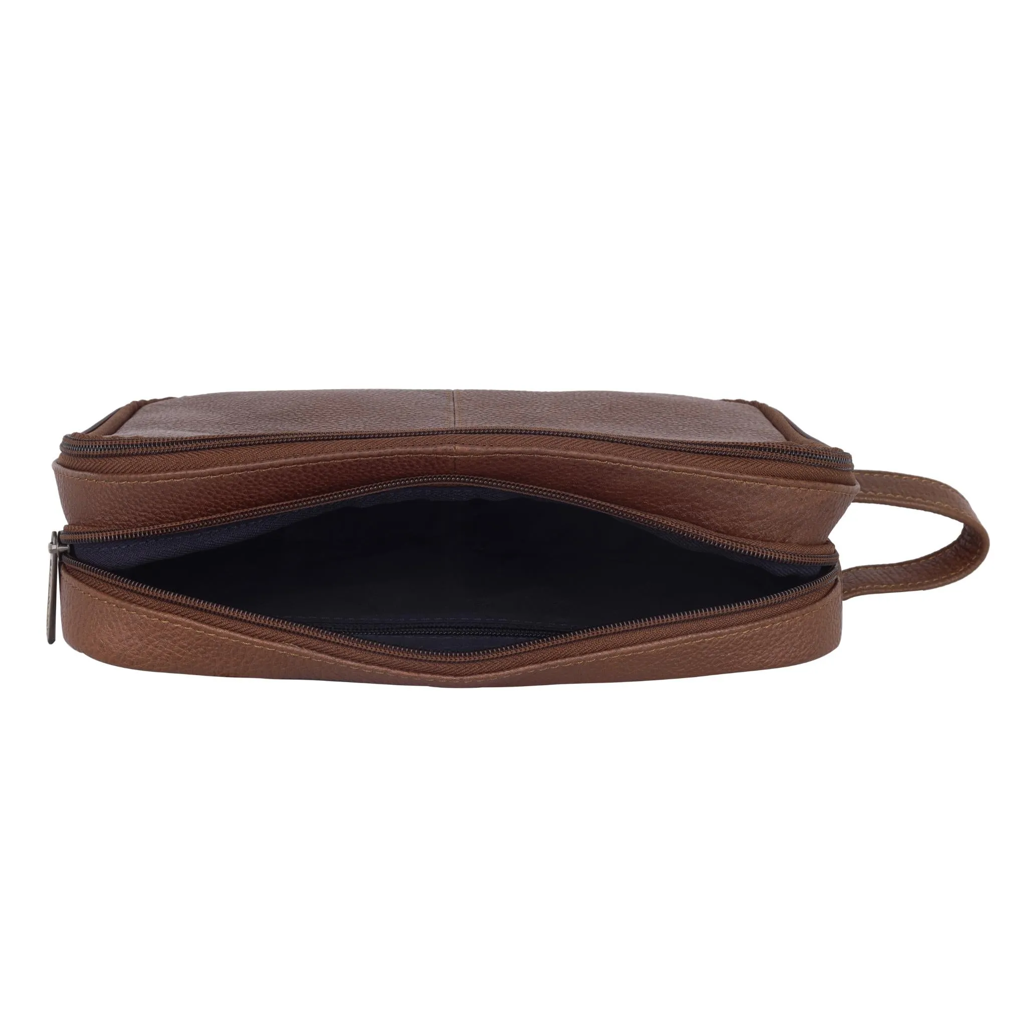 VANCOUVER Leather Toiletry Bag For Men & Women