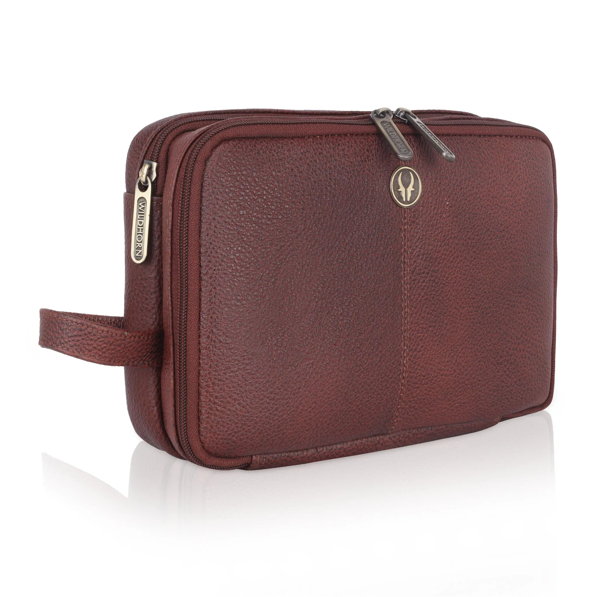 VANCOUVER Leather Toiletry Bag For Men & Women