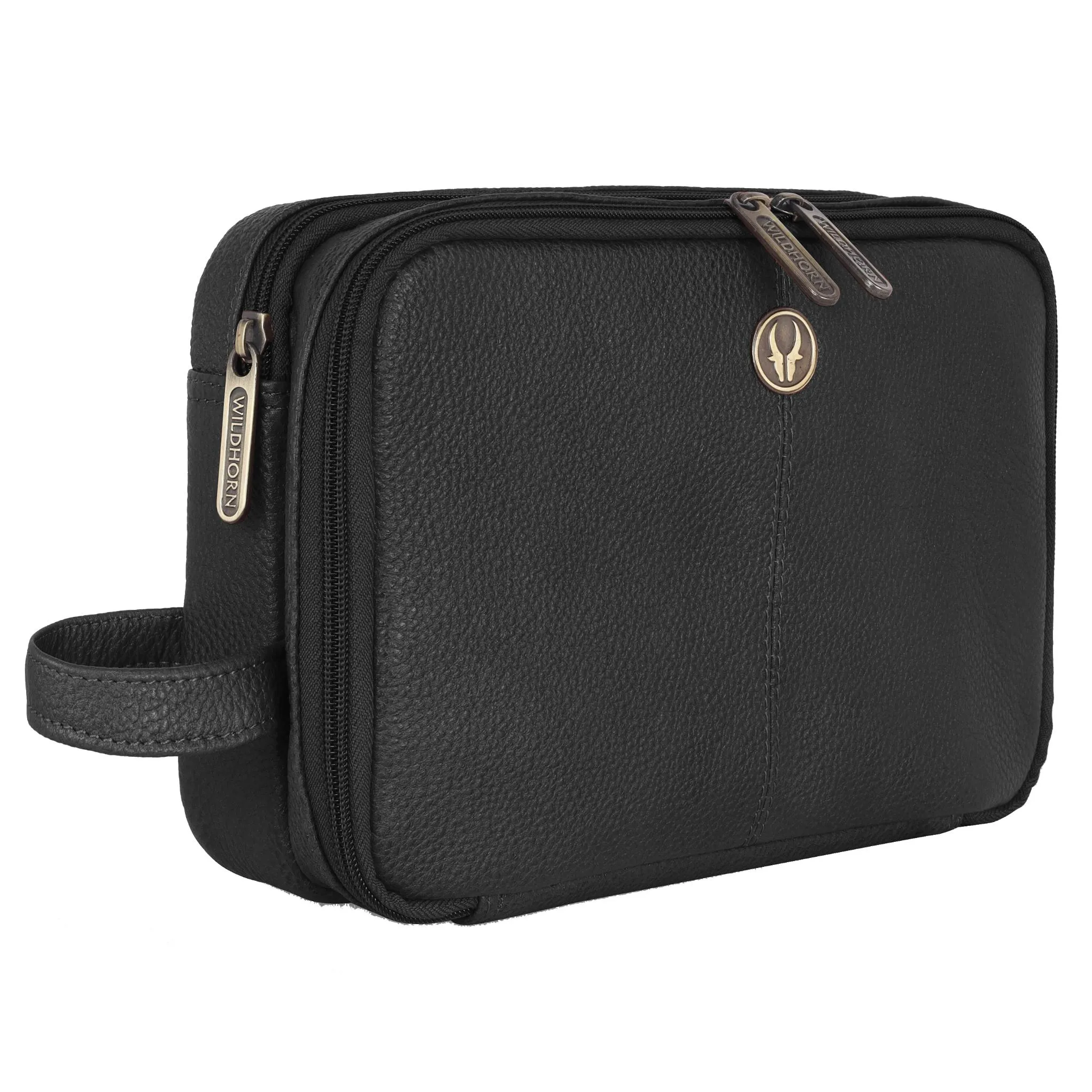 VANCOUVER Leather Toiletry Bag For Men & Women