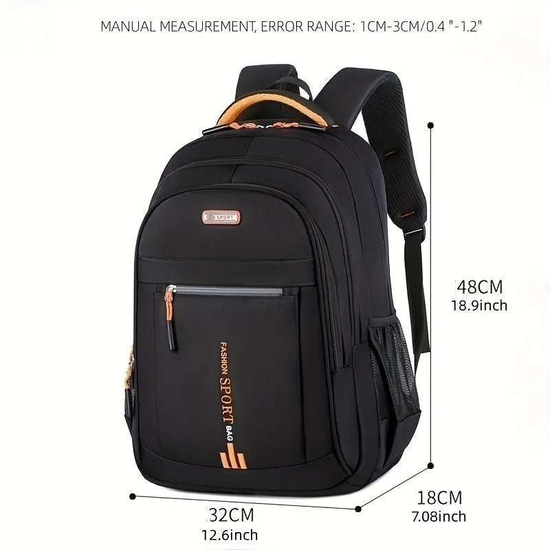 Versatile daily travel backpack for fashionforward men and women