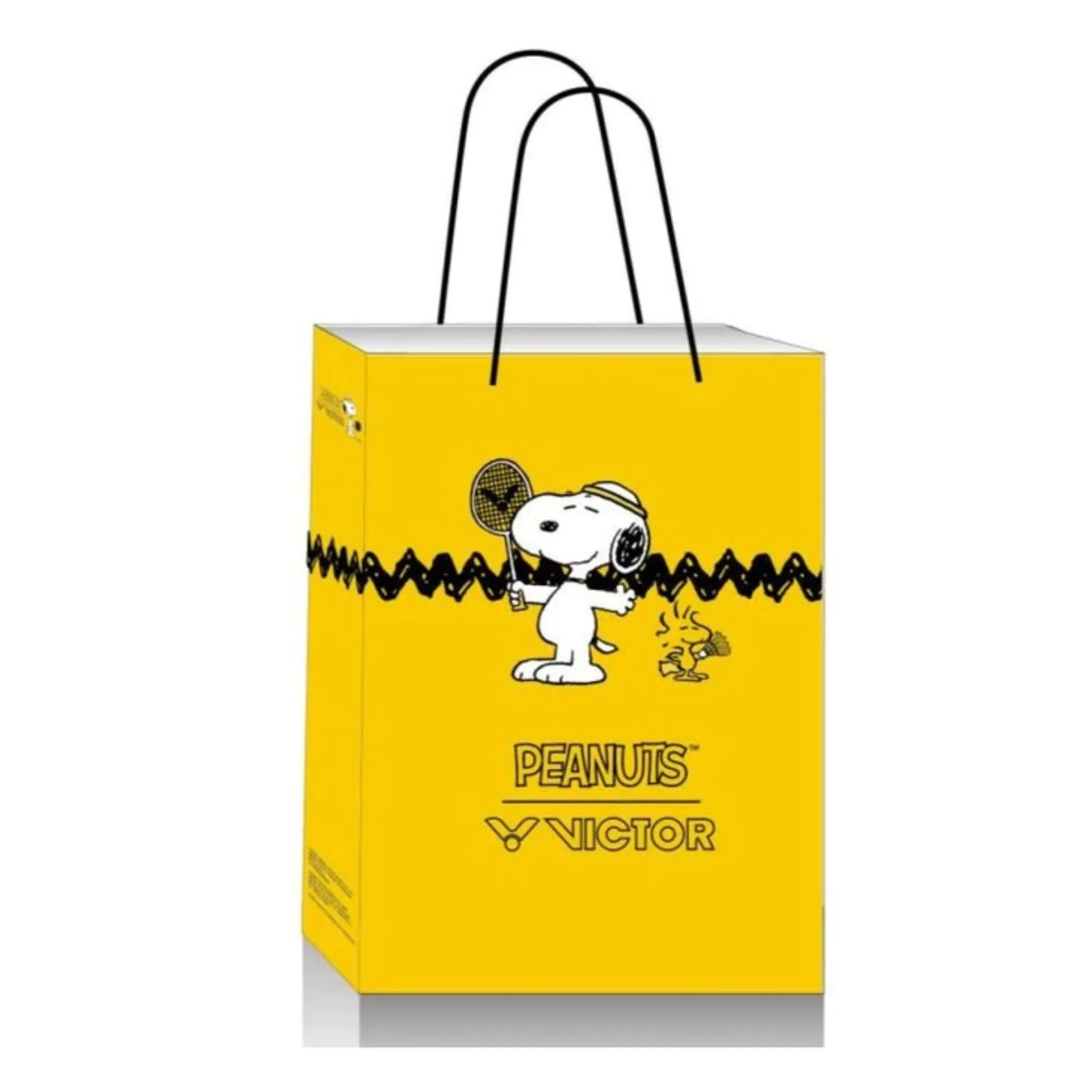 VICTOR X PEANUTS Snoopy Limited Edition Paper Gift Bag [Yellow]