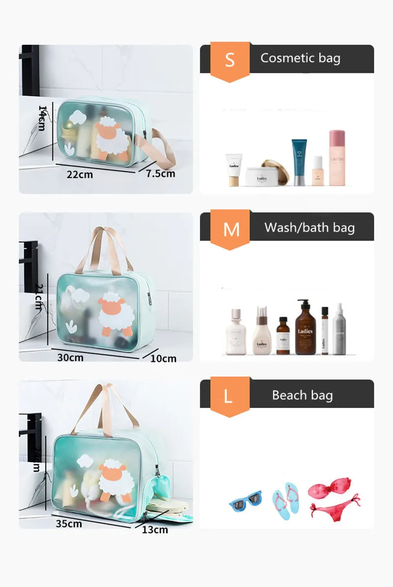 Waterproof Cosmetic Organizer Travel Bag