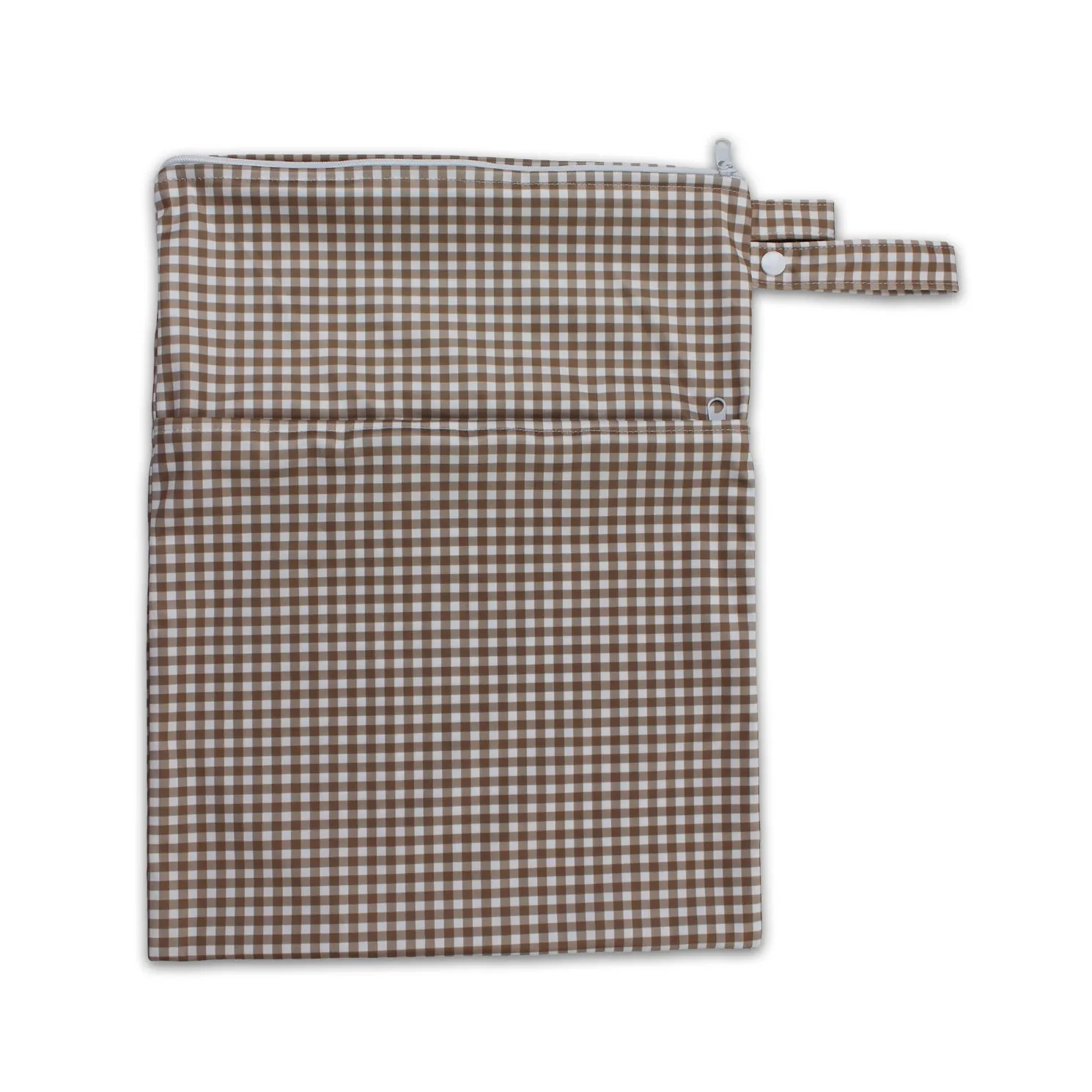 Waterproof Stay-dry Zip Wet Bag– Fawn Gingham