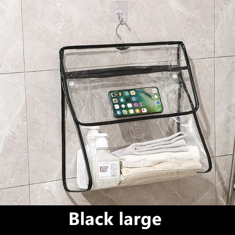 Waterproof Transparent Hanging Bathroom Organizer Bag