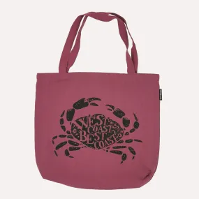 West Coast Crab Tote Bag