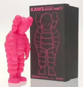 What Party Figure Pink Fine Art Toy by Kaws- Brian Donnelly