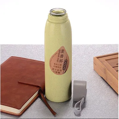 Wheat Straw Eco Glass Bottle