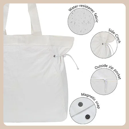 White NGIL Shopper Tote Bag