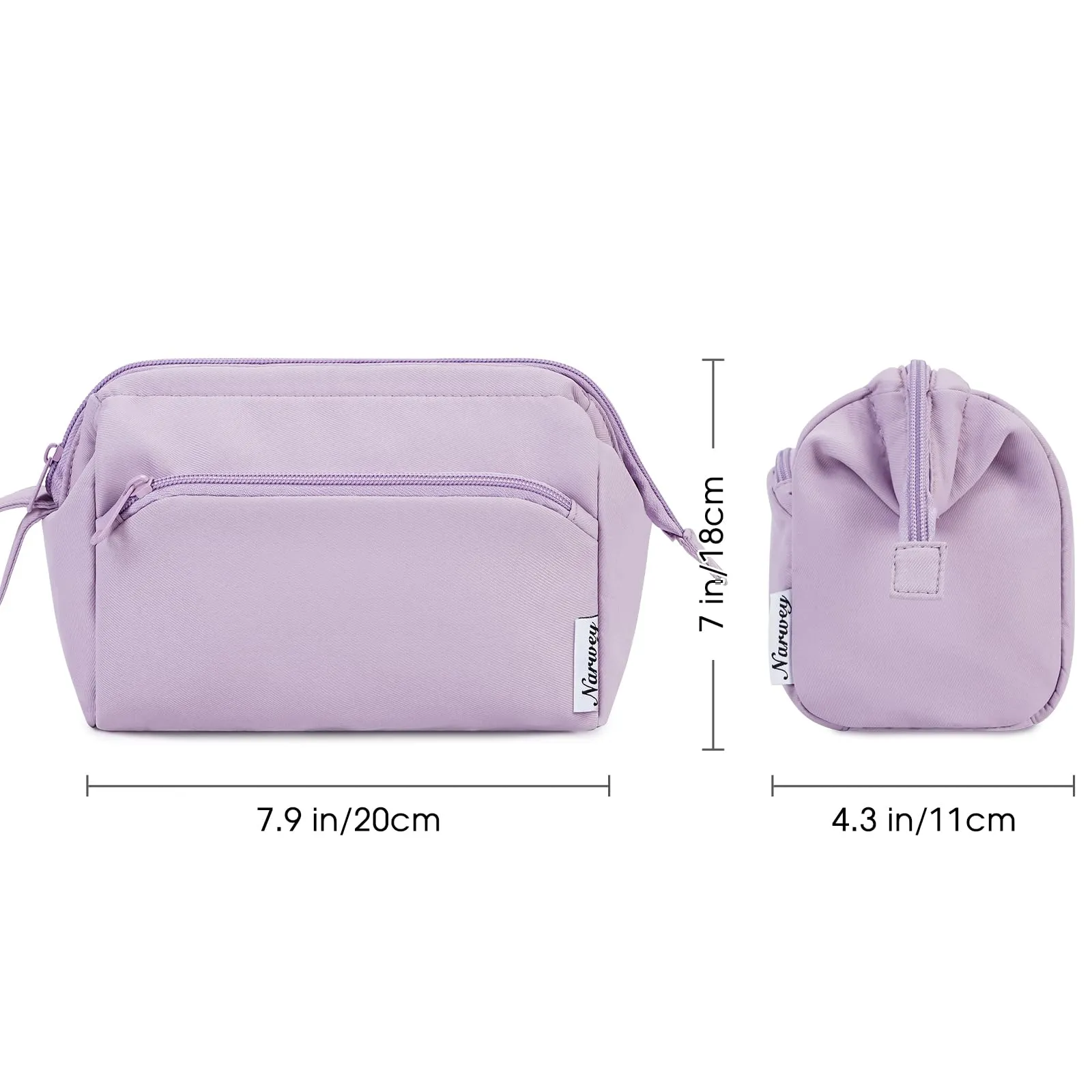 Wide-open Toiletry Make up Bag