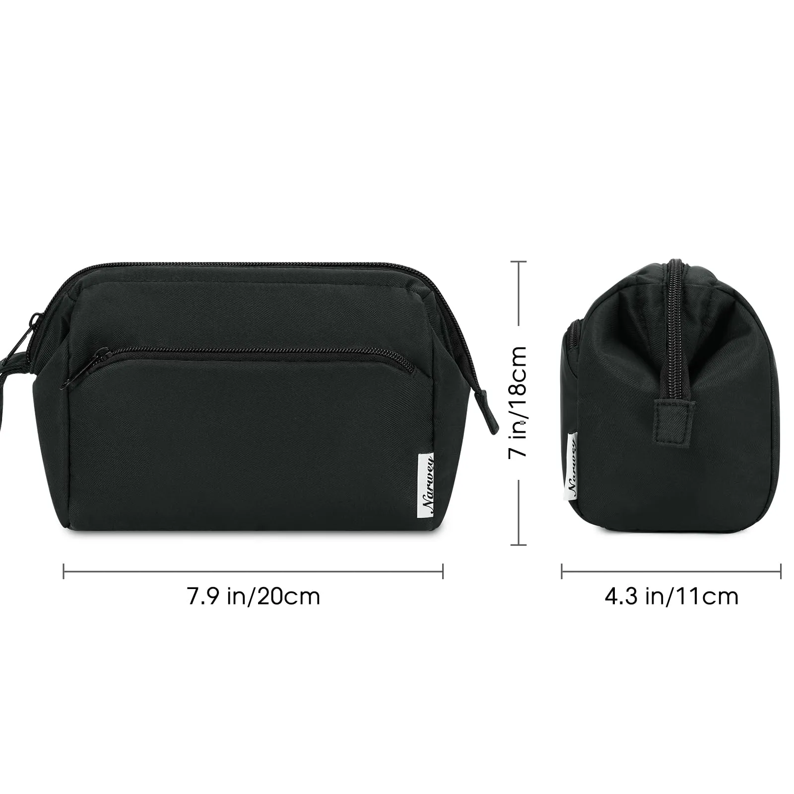 Wide-open Toiletry Make up Bag