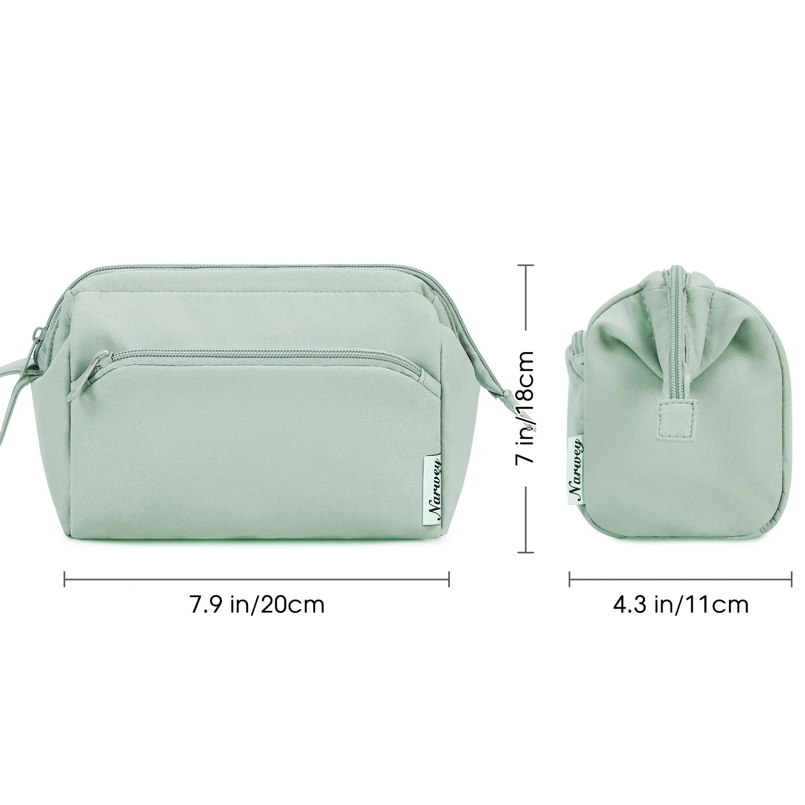 Wide-open Toiletry Make up Bag