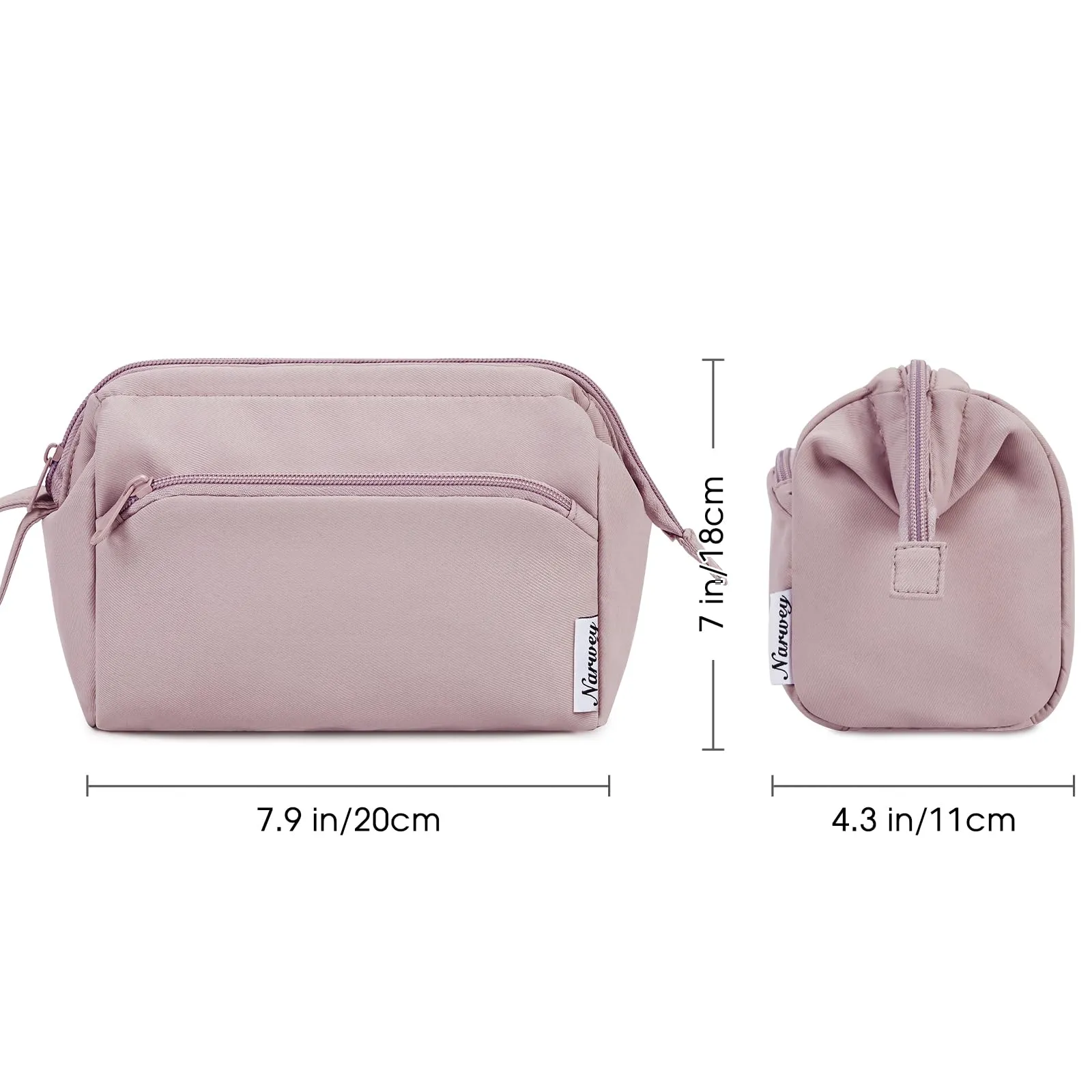 Wide-open Toiletry Make up Bag