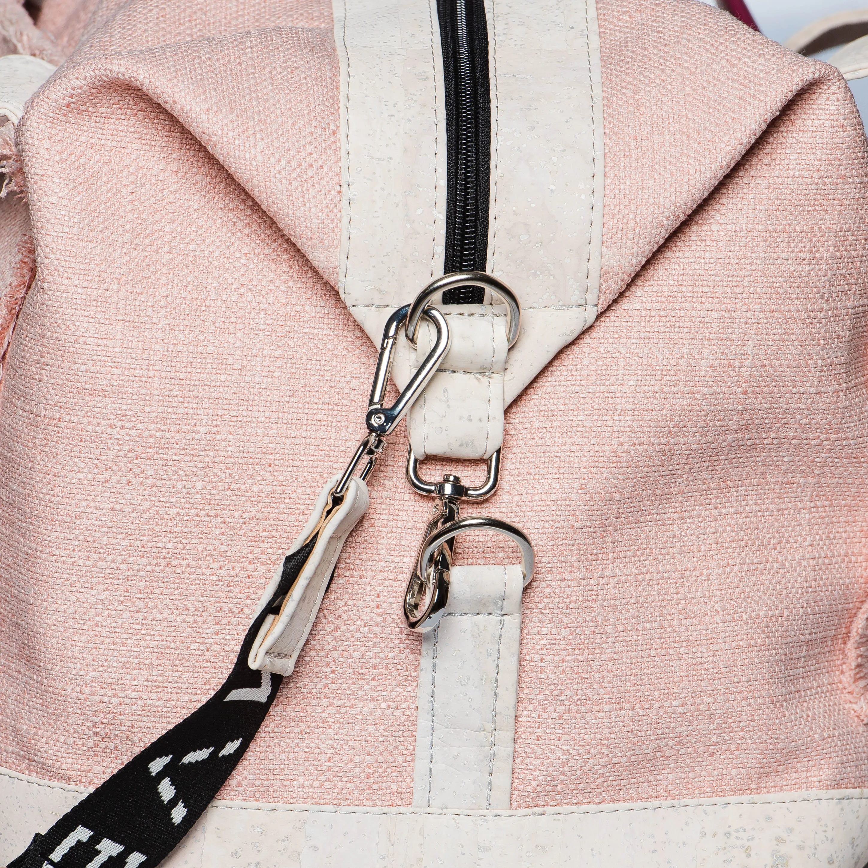 Women's Weekend Summer Cork Bag | Soft Pink