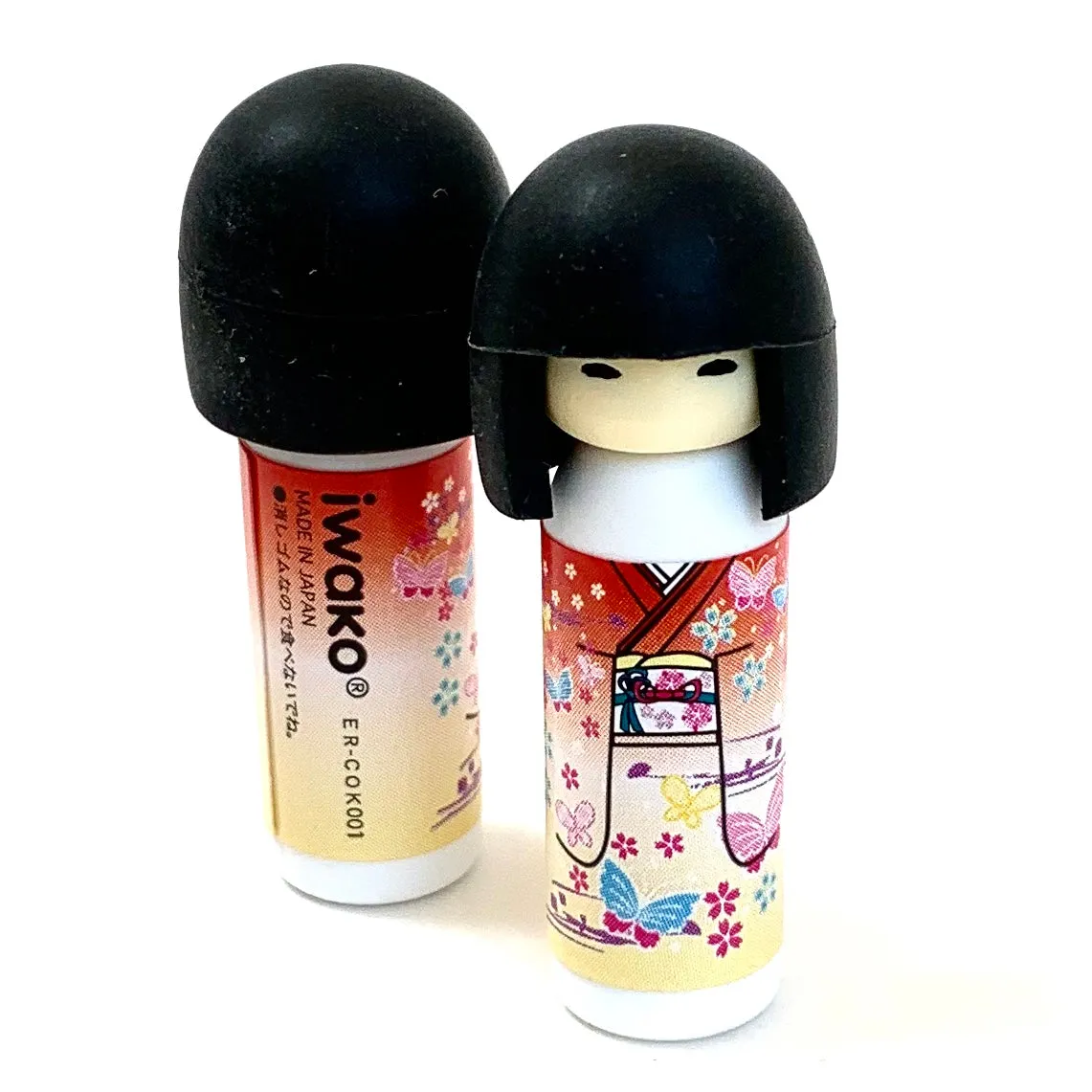 X 380031 Iwako Kokeshi Japanese Doll Eraser-DISCONTINUED