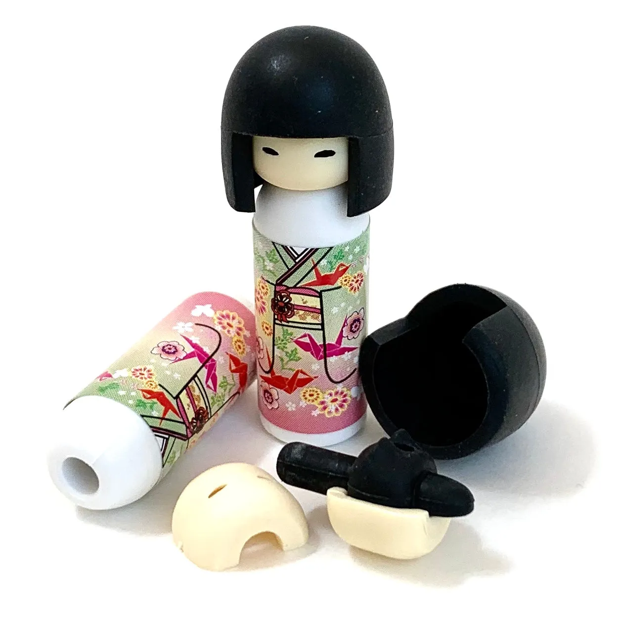 X 380031 Iwako Kokeshi Japanese Doll Eraser-DISCONTINUED