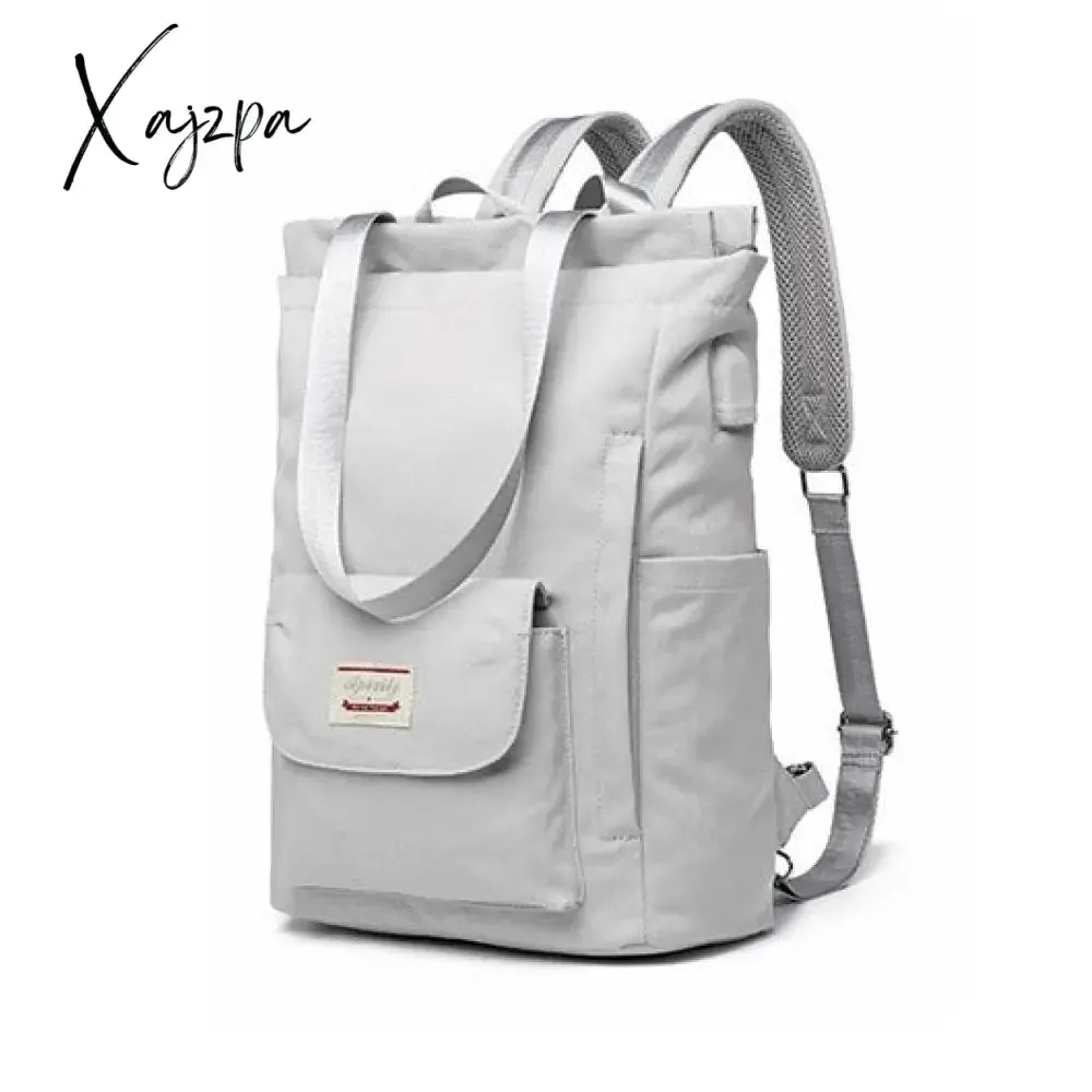 Xajzpa - Fashion Women Shoulder Bag For Laptop Waterproof Oxford Cloth Notebook Backpack 15.6 Inch Laptop Backpack Girl Schoolbag