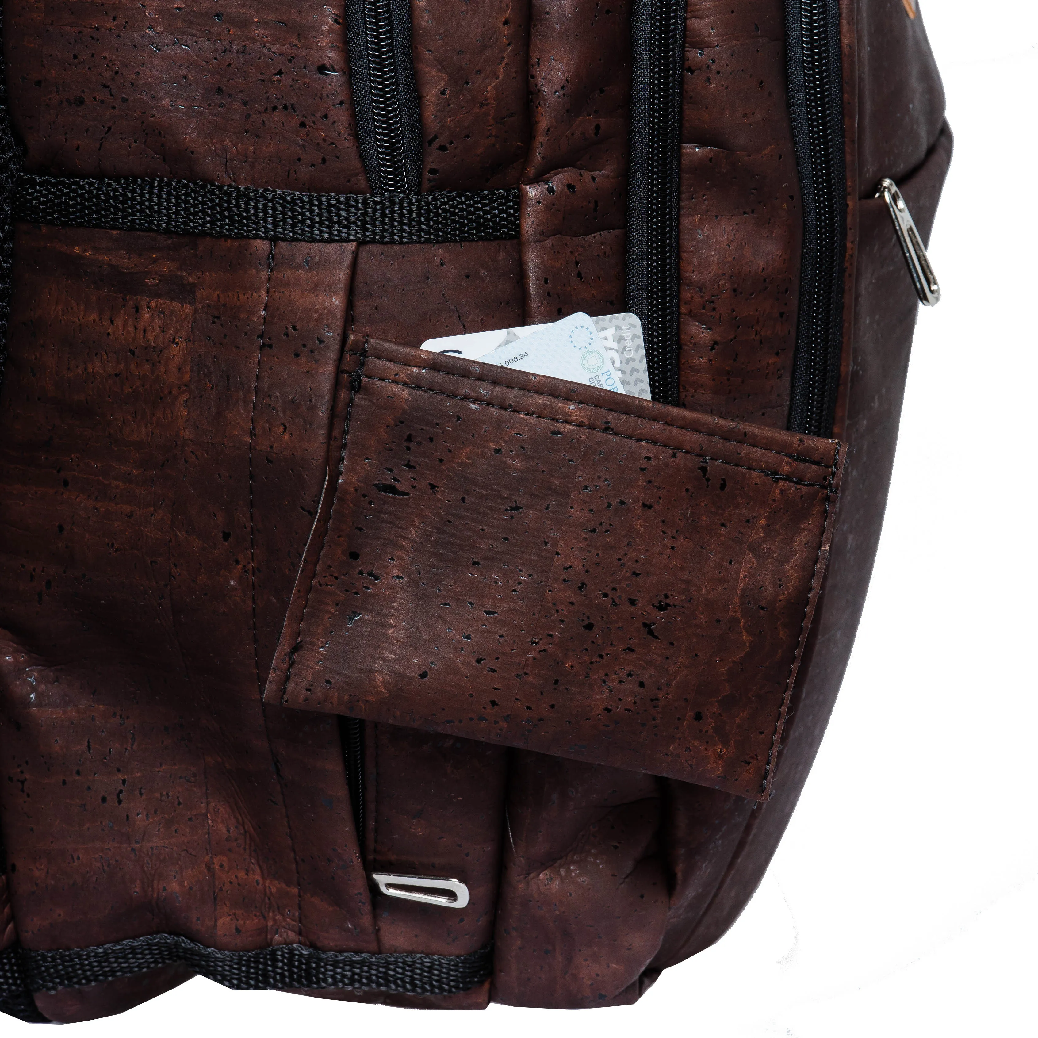 Xpedition Cork Vegan Backpack | Dark Brown