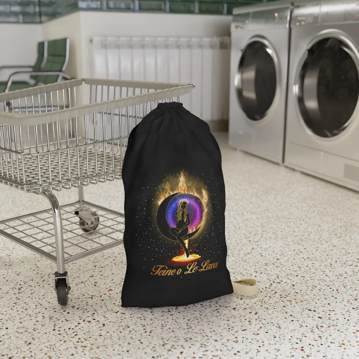 Yoga Spiritual Meditation Laundry Bag -  Luck 777 Angel Number