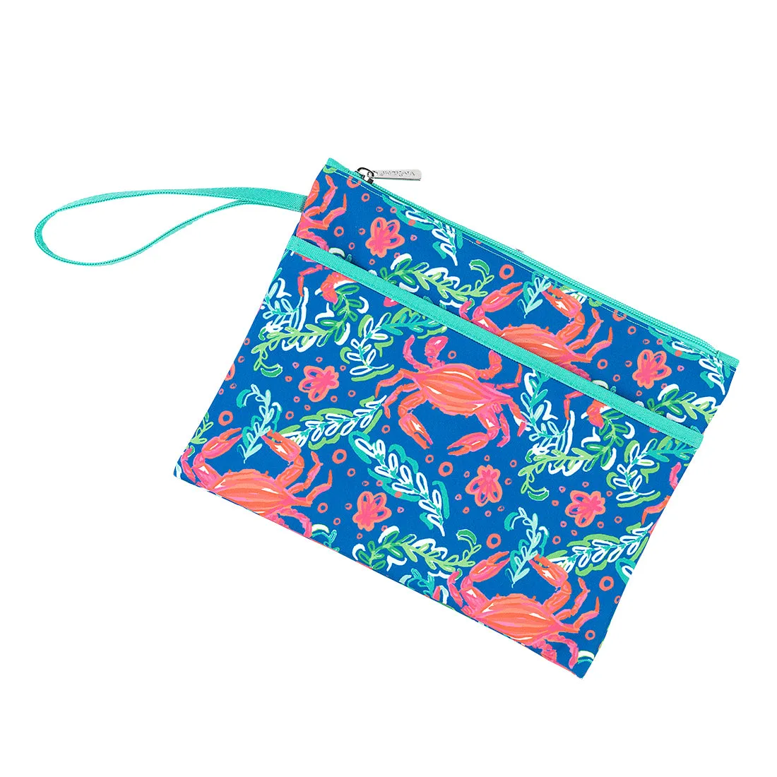 Zip Pouch Wristlet, Beach Wet Bag